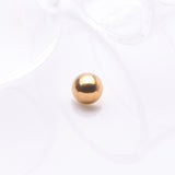 Detail View 1 of Implant Grade Titanium Golden Internally Threaded Basic Dome Top Part