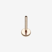 Implant Grade Titanium OneFit Threadless Rose Gold 4mm Base Flat Back Stud Labret Bar Part