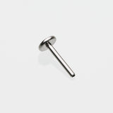 Detail View 1 of Implant Grade Titanium OneFit Threadless 4mm Base Flat Back Stud Labret Bar Part