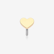 Implant Grade Titanium OneFit Threadless Golden Heart Top Part