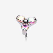 Implant Grade Titanium OneFit Threadless Trinity Gem Sparkle Top Part