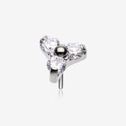 Implant Grade Titanium OneFit Threadless Trinity Gem Sparkle Top Part