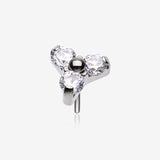 Implant Grade Titanium OneFit Threadless Trinity Gem Sparkle Top Part