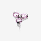 Implant Grade Titanium OneFit  Threadless Trinity Gem Sparkle Top Part