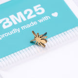 Detail View 3 of Implant Grade Titanium OneFit Threadless Golden Flat Spider Top Part