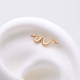 Detail View 1 of Implant Grade Titanium OneFit Threadless Golden Snake Top Part