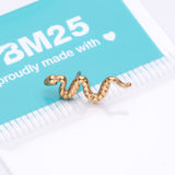 Detail View 3 of Implant Grade Titanium OneFit Threadless Golden Snake Top Part