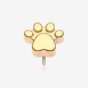 Implant Grade Titanium OneFit Threadless Golden Adorable Paw Top Part