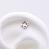 Detail View 1 of Implant Grade Titanium OneFit Threadless Adorable Paw Top Part
