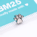 Detail View 3 of Implant Grade Titanium OneFit Threadless Adorable Paw Top Part