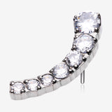 Implant Grade Titanium OneFit Threadless Sparkle Journey Curve Essence Top Part