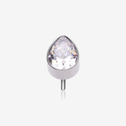 Implant Grade Titanium OneFit Threadless Teardrop Sparkle Top Part