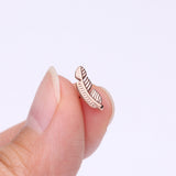 Detail View 2 of Implant Grade Titanium OneFit Threadless Rose Gold Vintage Leaf Top Part