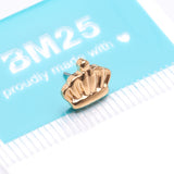 Detail View 4 of Implant Grade Titanium OneFit Threadless Golden Royal Crown Top Part