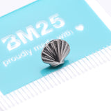 Detail View 4 of Implant Grade Titanium OneFit Threadless Adorable Sea Shell Top Part