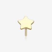 Pure24K Implant Grade Titanium OneFit Threadless Star Top Part