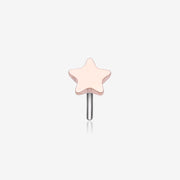 Implant Grade Titanium OneFit Threadless Rose Gold Star Top Part