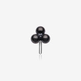 Implant Grade Titanium OneFit Threadless Blackline Trinity Bali Beads Top Part