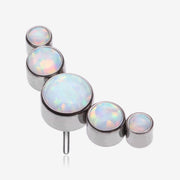 Implant Grade Titanium OneFit Threadless Journey Fire Opal Curve Top Part