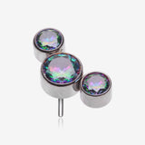 Implant Grade Titanium OneFit Threadless Journey Sparkle Trio Top Part