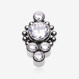 Implant Grade Titanium OneFit Threadless Bali Beaded Monarch Sparkle Top Part