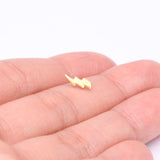 Detail View 2 of Pure24K Implant Grade Titanium OneFit Threadless Electro Lightning Bolt Top Part