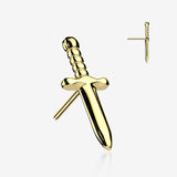 Implant Grade Titanium OneFit Threadless Golden Classic Dagger Top Part