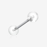 UV Acrylic Barbell Tongue Ring