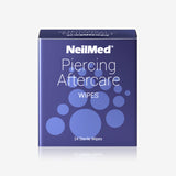 NeilMed Piercing Aftercare Saline Wipes (Pack of 24)