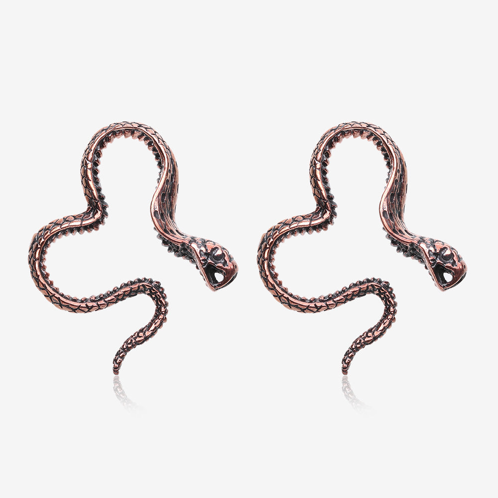 Copper Wire Weave Snake Necklace Snake Necklace Wire Work Snake Jewelry  Copper Jewelry Boho Snake Handmade - Etsy
