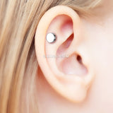 Detail View 3 of Stainless Steel Plate Cartilage Tragus Earring
