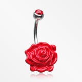 Rose Bloom Priva Belly Button Ring*
