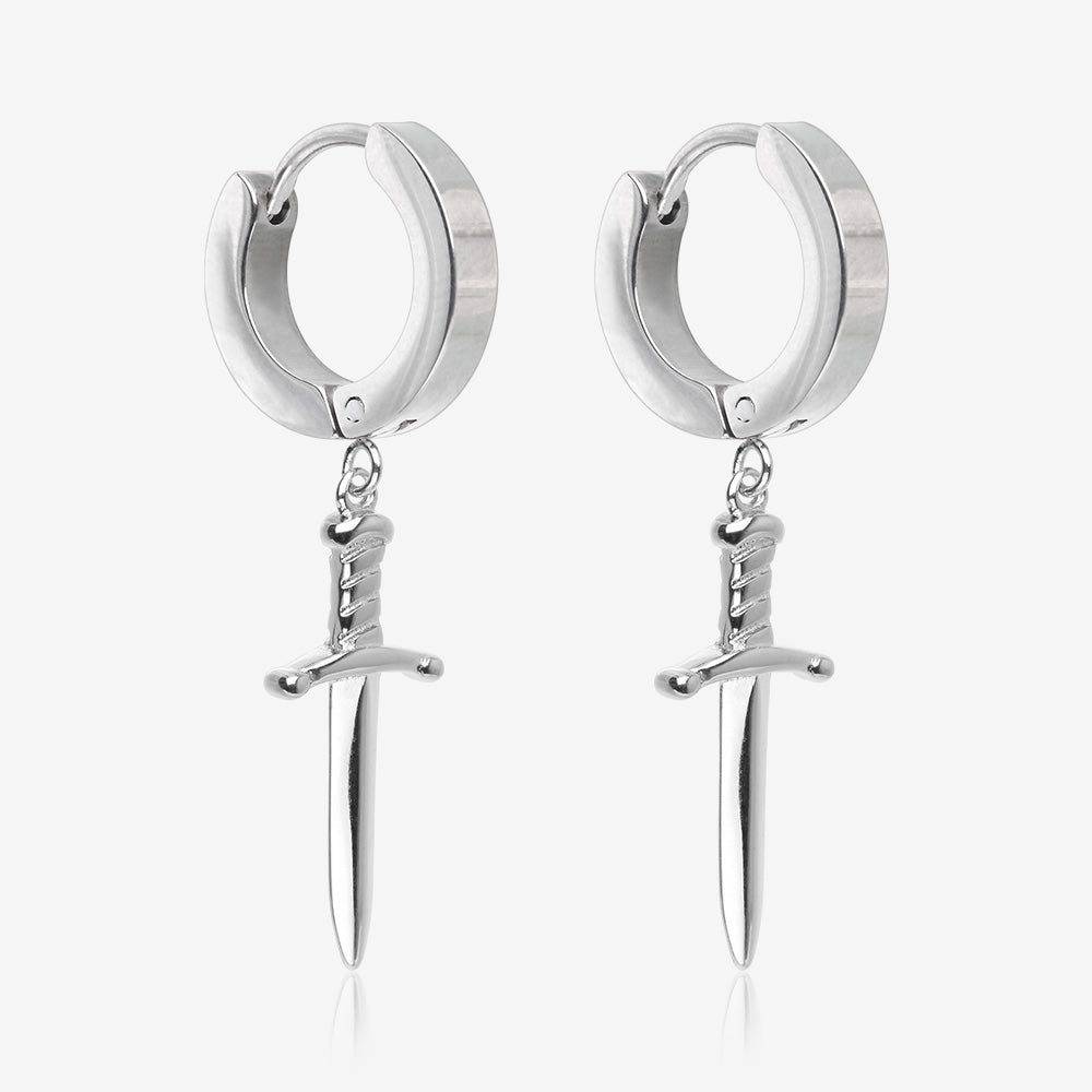 A Pair of Crux Skeleton Hanging Nipple Barbell 