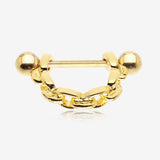 Golden Chain Link Cartilage Cuff Earring