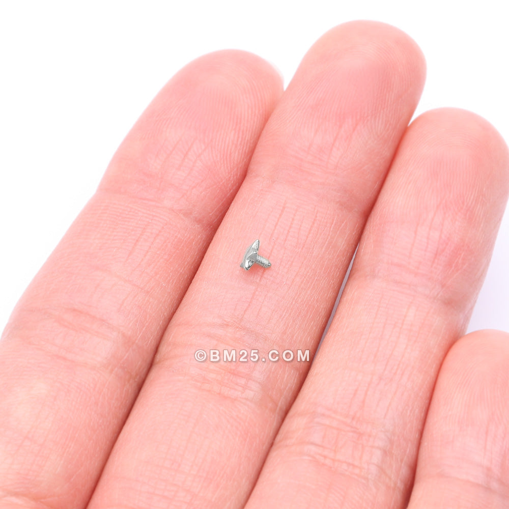 Micro Thin Tip Dermal Anchor Kelly Forceps (2mm hole) Piercing