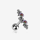 Bali Beads Arch Sparkle Cartilage Tragus Barbell Stud