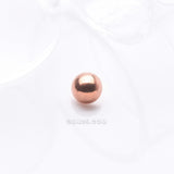 Detail View 1 of Implant Grade Titanium Rose Gold Internally Threaded Basic Dome Top Part