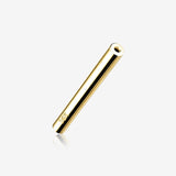 14 Karat Gold OneFit™ Threadless Barbell Bar Part