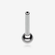 Implant Grade Titanium OneFit Threadless Barbell with One Side Fixed Ball End Bar Part