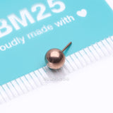 Detail View 3 of Implant Grade Titanium OneFit Threadless Rose Gold Ball Top Part