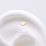 Detail View 1 of Implant Grade Titanium OneFit Threadless Golden Heart Top Part