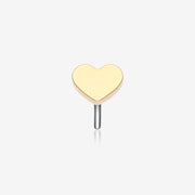 Implant Grade Titanium OneFit Threadless Golden Heart Top Part