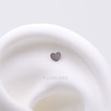 Detail View 1 of Implant Grade Titanium OneFit Threadless Blackline Heart Top Part