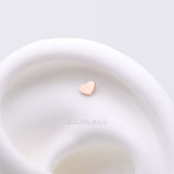 Detail View 1 of Implant Grade Titanium OneFit Threadless Rose Gold Heart Top Part