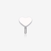 Implant Grade Titanium OneFit Threadless Heart Top Part