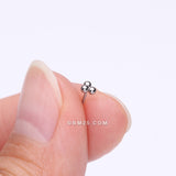 Detail View 2 of Implant Grade Titanium OneFit Threadless Trinity Bali Beads Top Part