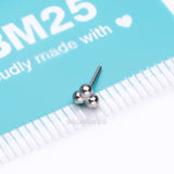 Detail View 3 of Implant Grade Titanium OneFit Threadless Trinity Bali Beads Top Part