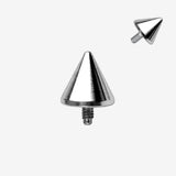 Basic Steel Spike Cone Dermal Anchor Top