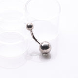 Detail View 2 of Implant Grade Titanium Internally Threaded Basic Belly Button Ring