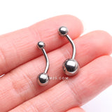 Detail View 3 of Implant Grade Titanium Internally Threaded Basic Belly Button Ring